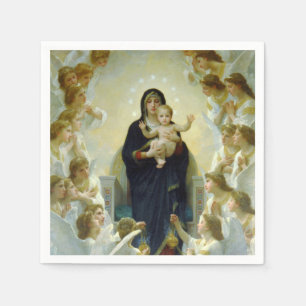 Serviette En Papier Reine des Anges (par Bouguereau)