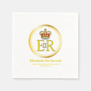 Serviette En Papier Reine Elizabeth II