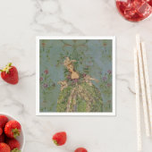 Serviette En Papier Reine Marie Antoinette (Autres Options) - (En situation)