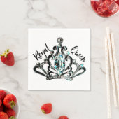 Serviette En Papier "Reine royale" (En situation)