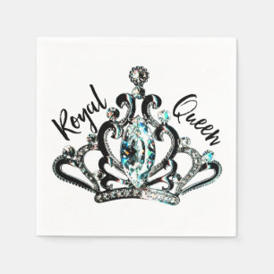Serviette En Papier "Reine royale"
