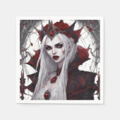 Serviette En Papier Reine Vampire (Devant)
