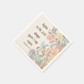 Serviette En Papier Réjouissez-vous dans les serviettes Lord (Coin)