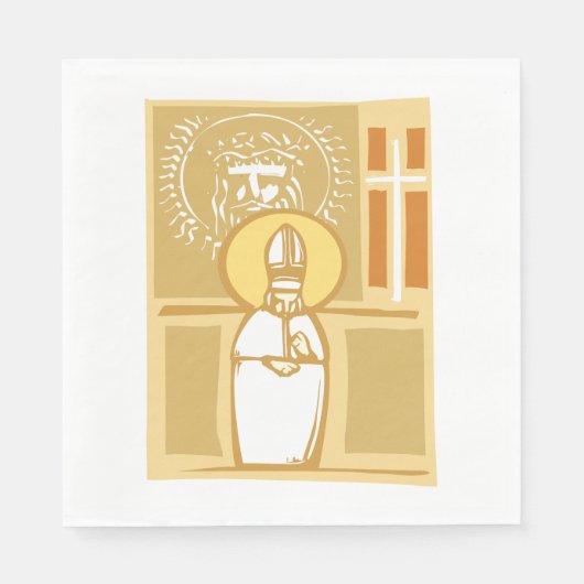 Serviette En Papier Religion catholique (Devant)