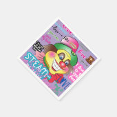 Serviette En Papier Remember the Clown. (Coin)