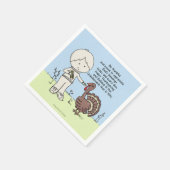 Serviette En Papier Remerciements et appréciation (Coin)