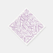 Serviette En Papier Remerciements! - Multi Language - International Wo (Coin)