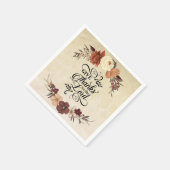 Serviette En Papier Remerciez le Lord Fall Floral Thanksgiving (Coin)