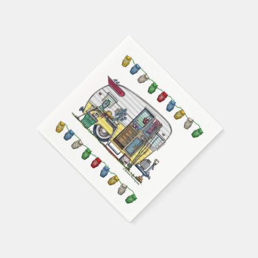 Serviette En Papier Remorque Camper Shasta RV (Coin)