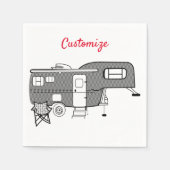 Serviette En Papier Remorque classique Caravan Thunder_Cove (Devant)