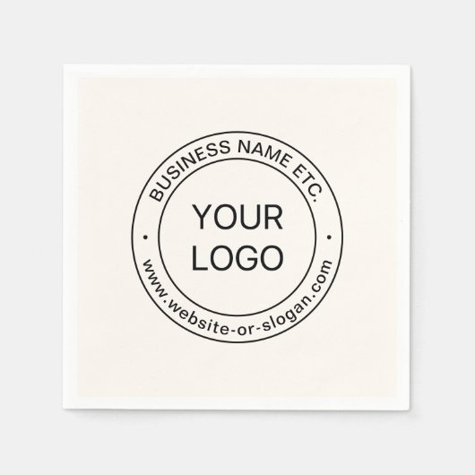 Serviette En Papier Remplacement et modification faciles du logo | bla (Devant)
