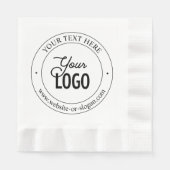 Serviette En Papier Remplacement et personnalisation faciles du logo | (Devant)