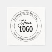 Serviette En Papier Remplacement et personnalisation faciles du logo | (Devant)