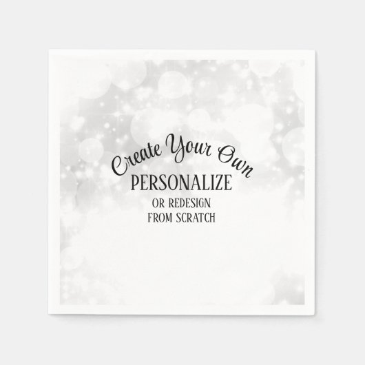 Serviette En Papier Remplacer une image ou personnaliser - (Devant)
