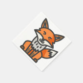 Serviette En Papier renard (Coin)