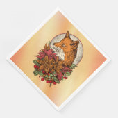 Serviette En Papier Renard (Coin)