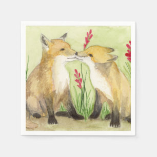 Serviette En Papier Renard