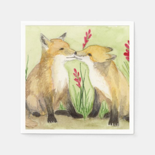 Serviette En Papier Renard (Devant)