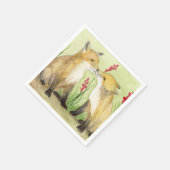 Serviette En Papier Renard (Coin)