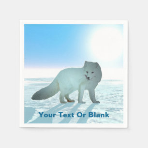 Serviette En Papier Renard arctique