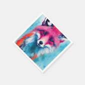 Serviette En Papier Renard rouge (Coin)