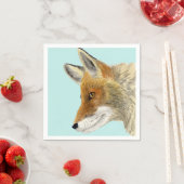 Serviette En Papier Renard rouge (En situation)