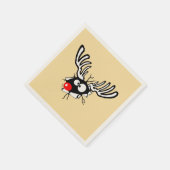 Serviette En Papier Renard rouge fou (Coin)