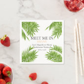 Serviette En Papier Rencontrez-moi Miami Bachelorette Party Vacay Fave (En situation)
