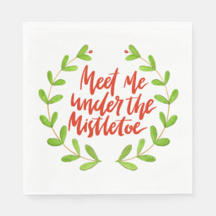 Serviette En Papier Rencontrez-moi sous le faux-pied - Serment de Noë