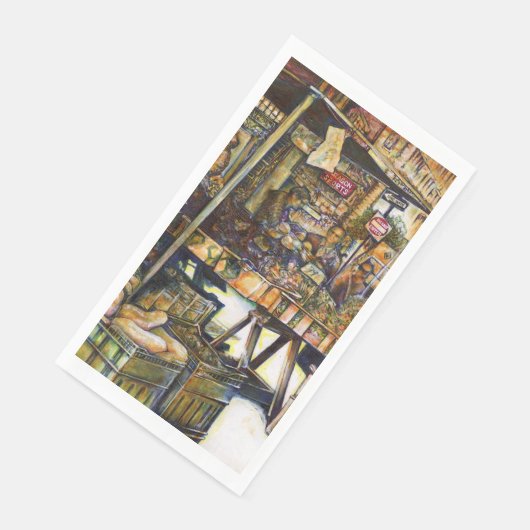 Serviette En Papier Rend la créativité plus éclatante (Coin)