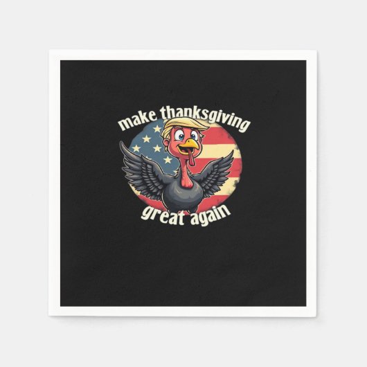 Serviette En Papier Rendre grand Thanksgiving à nouveau Thanksgiving (Devant)