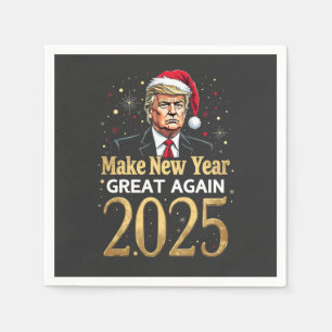 Serviette En Papier Rendre sa grandeur au Nouvel An 2025 Trump inaugur
