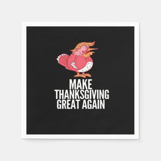 Serviette En Papier Rendre Thanksgiving grand à nouveau Trumpkin - Pum (Devant)