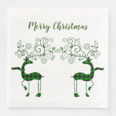 Serviette En Papier Rennes de rennes à plaid (Devant)