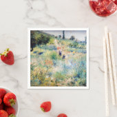 Serviette En Papier Renoir - Chemin menant à travers l'herbe haute (En situation)