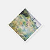 Serviette En Papier Renoir - Chemin menant à travers l'herbe haute (Coin)