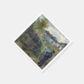 Serviette En Papier Renoir - Claude Monet Peinture dans son jardin (Coin)