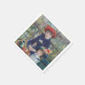Serviette En Papier Renoir Deux Soeurs Terrasse Français Impressionnis (Coin)