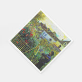 Serviette En Papier Renoir - Monet Peinture dans son jardin, (Coin)