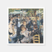 Serviette En Papier Renoir Moulin Danse Galette Party (Devant)