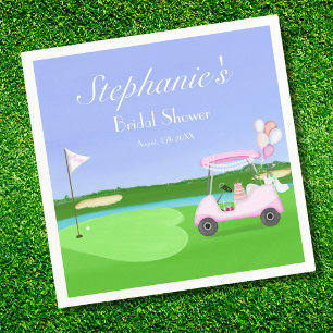 Serviette En Papier Repas de mariage de golf Brunch de mariage
