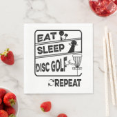 Serviette En Papier Répéter le sommeil du disque Golf (En situation)