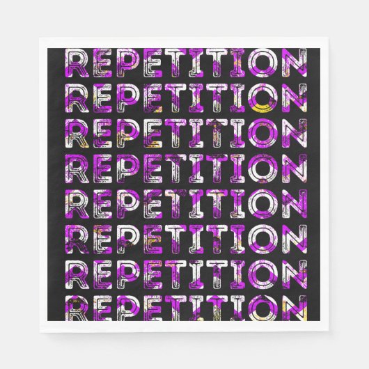 Serviette En Papier Répétition (Devant)