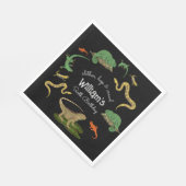 Serviette En Papier Reptile, Lizards Amphibiens Parti Anniversaire de  (Coin)