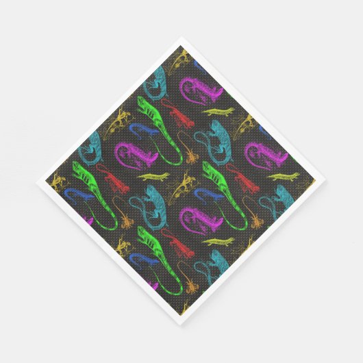 Serviette En Papier Reptiles ! (Coin)