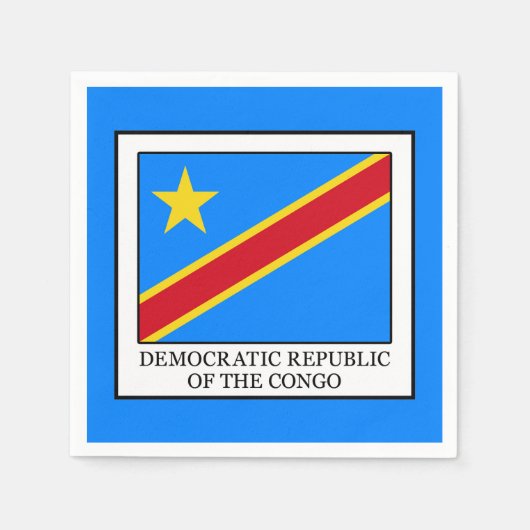Serviette En Papier République démocratique du Congo (Devant)