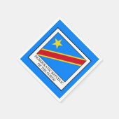 Serviette En Papier République démocratique du Congo (Coin)