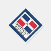 Serviette En Papier République dominicaine (Coin)