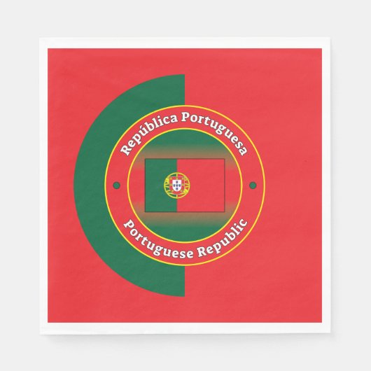 Serviette En Papier République portugaise (Devant)
