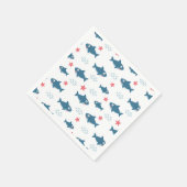 Serviette En Papier Requin (Coin)